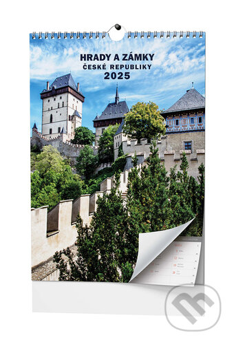 Hrady a zámky České republiky 2025 - nástěnný kalendář (Baloušek). Baloušek, 2024 Hrady a zámky České republiky 2025 - nástěnný kalendář (Baloušek). Baloušek, 2024