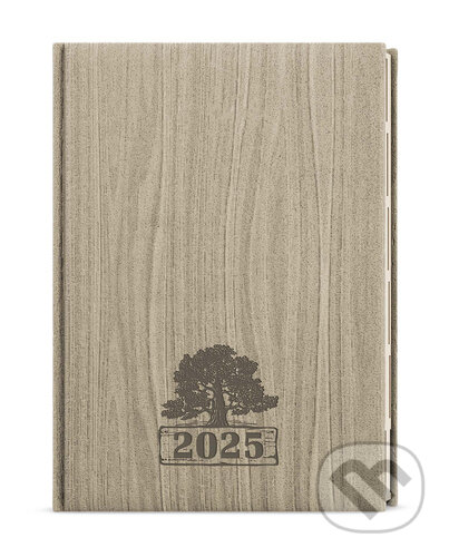 Diář 2025 denní Ctirad s výsekem A5 Wood světle hnědá (Baloušek). Baloušek, 2024 Diář 2025 denní Ctirad s výsekem A5 Wood světle hnědá (Baloušek). Baloušek, 2024