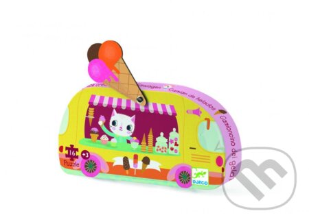 Puzzle: Puzzle - Pojazdná Zmrzlináreň. (Djeco). Djeco, 2019 Puzzle: Puzzle - Pojazdná Zmrzlináreň. (Djeco). Djeco, 2019