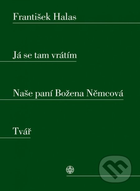 Kniha: Já se tam vrátím. Naše paní Božena Němcová. Tvář (František Halas). Vyšehrad, 2016 Kniha: Já se tam vrátím. Naše paní Božena Němcová. Tvář (František Halas). Vyšehrad, 2016