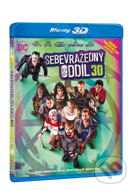 Film: Sebevražedný oddíl 3D Prodloužená verze (David Ayer) (Blu-ray3D). Magicbox, 2016 Film: Sebevražedný oddíl 3D Prodloužená verze (David Ayer) (Blu-ray3D). Magicbox, 2016