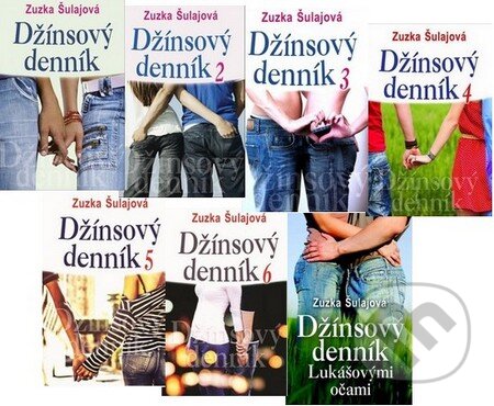 Kniha: Džínsový denník 1 - 7 (kolekcia) (Zuzka Šulajová), 2016 Kniha: Džínsový denník 1 - 7 (kolekcia) (Zuzka Šulajová), 2016