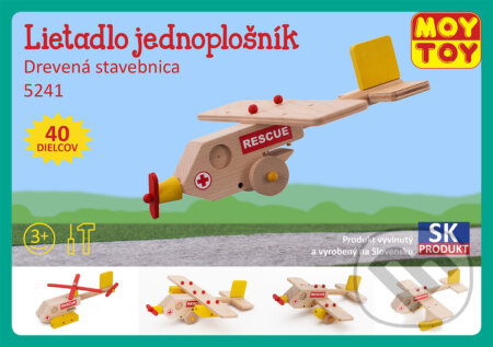 Spoločenská hra: MOY TOY Lietadlo jednoplošník (MOY TOY). MOY TOY, 2016 Spoločenská hra: MOY TOY Lietadlo jednoplošník (MOY TOY). MOY TOY, 2016