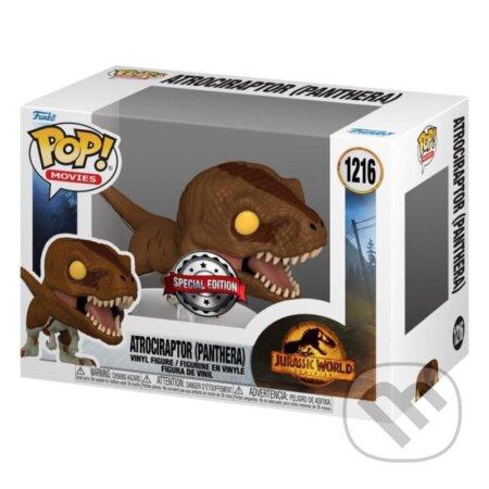 Funko POP Movies: Jurassic World: Dominion - Atrociraptor (Panthera) (Funko). Funko, 2024 Funko POP Movies: Jurassic World: Dominion - Atrociraptor (Panthera) (Funko). Funko, 2024