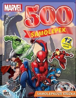 Kniha: 500 samolepek Marvel (Jiří Models). Jiří Models, 2024 Kniha: 500 samolepek Marvel (Jiří Models). Jiří Models, 2024