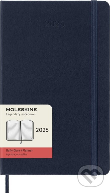 Moleskine – 12-mesačný denný diár 2025 - modrý (Moleskine). Moleskine, 2024 Moleskine – 12-mesačný denný diár 2025 - modrý (Moleskine). Moleskine, 2024