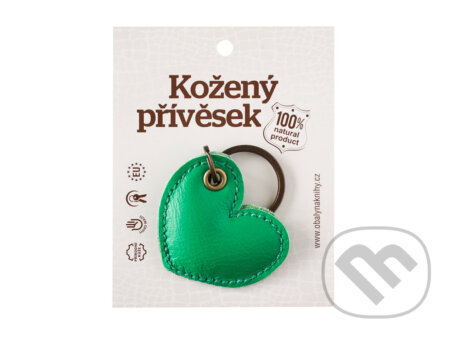 Klíčenka srdce zelené (Macoli Hand Made). Macoli Hand Made Klíčenka srdce zelené (Macoli Hand Made). Macoli Hand Made