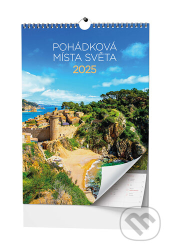 Pohádková místa světa 2025 - nástěnný kalendář (Baloušek). Baloušek, 2024 Pohádková místa světa 2025 - nástěnný kalendář (Baloušek). Baloušek, 2024