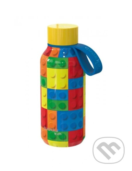 Quokka Nerezová termoláhev Solid Kids s poutkem: Color Bricks 330ml (Quokka). Quokka Quokka Nerezová termoláhev Solid Kids s poutkem: Color Bricks 330ml (Quokka). Quokka