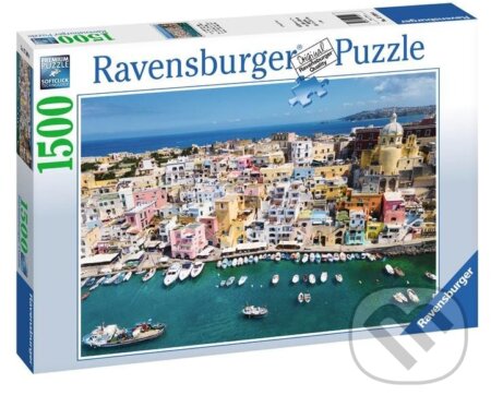 Puzzle: Ostrov Procida, Itálie (Ravensburger). Ravensburger, 2024 Puzzle: Ostrov Procida, Itálie (Ravensburger). Ravensburger, 2024