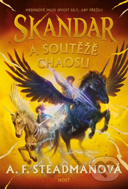 Kniha: Skandar a soutěže Chaosu (A.F. Steadman). Host, 2024 Kniha: Skandar a soutěže Chaosu (A.F. Steadman). Host, 2024