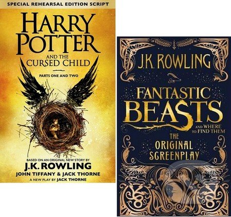 Kniha: Harry Potter and the Cursed Child (Parts I & II) + Fantastic Beasts and Where to Find Them (J.K. Rowling, Jack Thorne a John Tiffany). Little, Brown, 2016 Kniha: Harry Potter and the Cursed Child (Parts I & II) + Fantastic Beasts and Where to Find Them (J.K. Rowling, Jack Thorne a John Tiffany). Little, Brown, 2016
