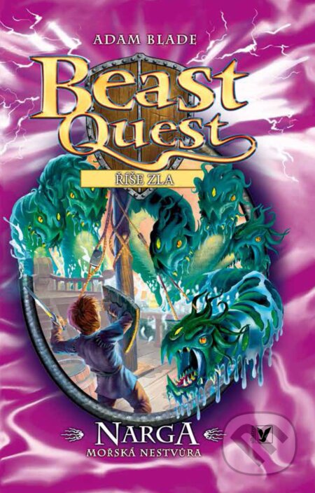 Kniha: Beast Quest: Narga, mořská příšera (Adam Blade). Albatros CZ, 2017 Kniha: Beast Quest: Narga, mořská příšera (Adam Blade). Albatros CZ, 2017