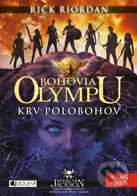 E-kniha: Bohovia Olympu 5: Krv polobohov (Rick Riordan). Fragment, 2015 E-kniha: Bohovia Olympu 5: Krv polobohov (Rick Riordan). Fragment, 2015