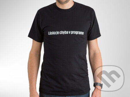 Tričko "Láska je chyba v programe" (Maxim E. Matkin). Kompot, 2016 Tričko "Láska je chyba v programe" (Maxim E. Matkin). Kompot, 2016