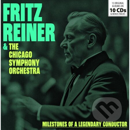 Hudobné CD: Fritz Reiner: Milestones of a Legendary (Hudobné albumy). Hudobné albumy, 2024 Hudobné CD: Fritz Reiner: Milestones of a Legendary (Hudobné albumy). Hudobné albumy, 2024