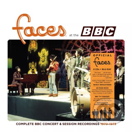 Hudební CD: Faces at the BBC. Complete BBC Concert & Session Recordings(1970-1973) (Hudobné albumy). Hudobné albumy, 2024 Hudební CD: Faces at the BBC. Complete BBC Concert & Session Recordings(1970-1973) (Hudobné albumy). Hudobné albumy, 2024