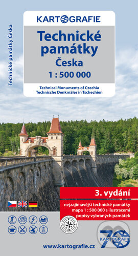 Technické památky Česka (Kartografie Praha). Kartografie Praha, 2024 Technické památky Česka (Kartografie Praha). Kartografie Praha, 2024