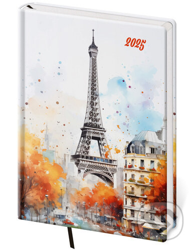 Denní diář 2025 A5 Vario Lyra Paris (Helma). Helma, 2024 Denní diář 2025 A5 Vario Lyra Paris (Helma). Helma, 2024