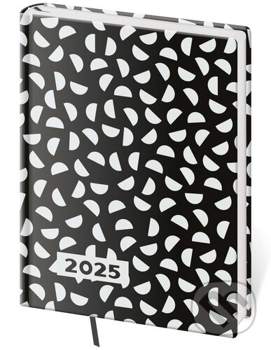 Denní diář 2025 B6 Vario Lyra B&W (Helma). Helma, 2024 Denní diář 2025 B6 Vario Lyra B&W (Helma). Helma, 2024