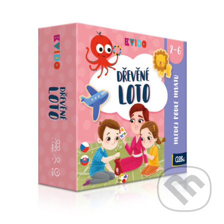 Společenská hra: Kvído - Dřevěné loto (Albi). Albi, 2024 Společenská hra: Kvído - Dřevěné loto (Albi). Albi, 2024