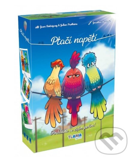 Spoločenská hra: Ptačí napětí (Julien Prothiere). Tlama games, 2024 Spoločenská hra: Ptačí napětí (Julien Prothiere). Tlama games, 2024