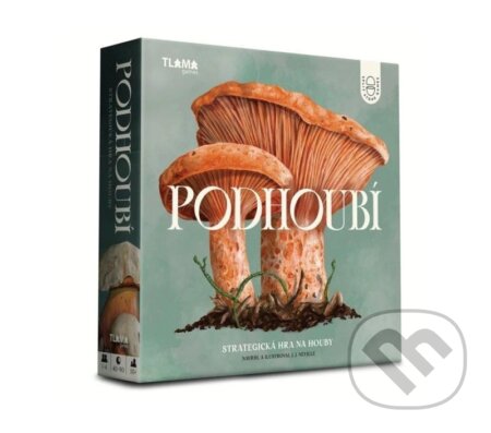 Společenská hra: Podhoubí (J. J. Neville). Tlama games, 2024 Společenská hra: Podhoubí (J. J. Neville). Tlama games, 2024