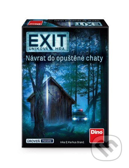 Společenská hra: Exit úniková hra: Návrat do opuštěné chaty (Dino). Dino, 2024 Společenská hra: Exit úniková hra: Návrat do opuštěné chaty (Dino). Dino, 2024