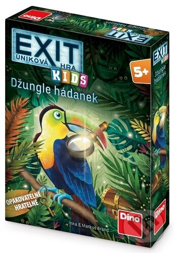 Spoločenská hra: Úniková hra kids: Džungle hádanek (Dino). Dino, 2024 Spoločenská hra: Úniková hra kids: Džungle hádanek (Dino). Dino, 2024