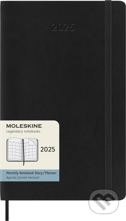 Moleskine – 12-mesačný diár 2025 - čierny (Moleskine). Moleskine, 2024 Moleskine – 12-mesačný diár 2025 - čierny (Moleskine). Moleskine, 2024