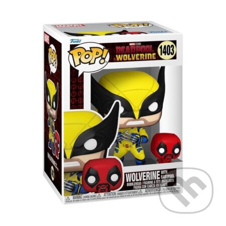 Funko POP & Buddy: Deadpool & Wolverine - Wolverine with Babypool (Funko). Funko, 2024 Funko POP & Buddy: Deadpool & Wolverine - Wolverine with Babypool (Funko). Funko, 2024