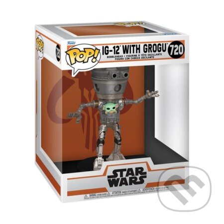 Funko POP Deluxe: Mandalorian - IG-12 with Grogu (Funko). Funko, 2024 Funko POP Deluxe: Mandalorian - IG-12 with Grogu (Funko). Funko, 2024