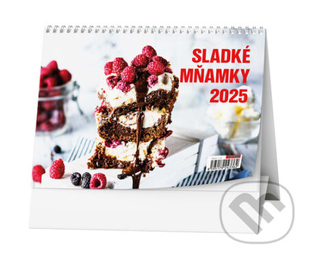 Sladké mňamky 2025 - stolní kalendář (Baloušek). Baloušek, 2024 Sladké mňamky 2025 - stolní kalendář (Baloušek). Baloušek, 2024