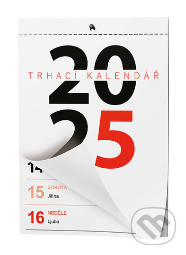 Trhací kalendář 2025 - nástěnný kalendář (Baloušek). Baloušek, 2024 Trhací kalendář 2025 - nástěnný kalendář (Baloušek). Baloušek, 2024