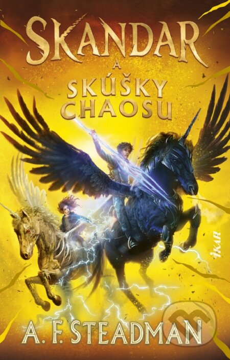 Kniha: Skandar a skúšky chaosu (A.F. Steadman). Ikar, 2024 Kniha: Skandar a skúšky chaosu (A.F. Steadman). Ikar, 2024