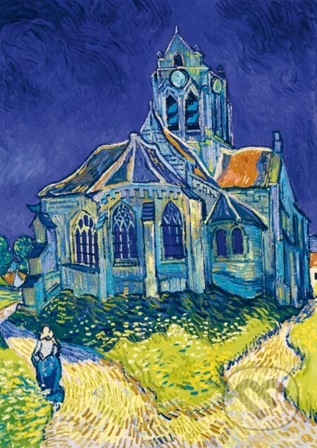 Puzzle: Vincent Van Gogh - The Church in Auvers-sur-Oise, 1890 (Bluebird). Bluebird Puzzle: Vincent Van Gogh - The Church in Auvers-sur-Oise, 1890 (Bluebird). Bluebird