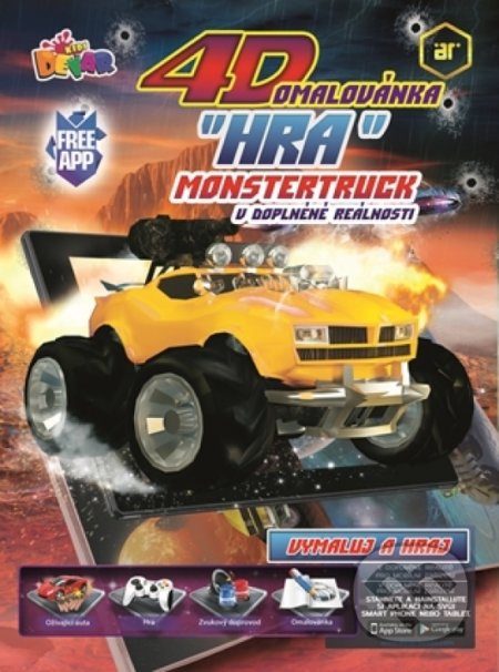 Kniha: 4D omalovánka Monster Truck (E.VVIA). E.VVIA, 2016 Kniha: 4D omalovánka Monster Truck (E.VVIA). E.VVIA, 2016