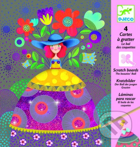 Spoločenská hra: Vyškrabovačky - Krásky na plese (Djeco). Djeco, 2019 Spoločenská hra: Vyškrabovačky - Krásky na plese (Djeco). Djeco, 2019