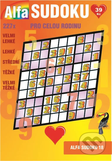 Kniha: Sudoku 18 pro celou rodinu (Alfasoft). Alfasoft, 2016 Kniha: Sudoku 18 pro celou rodinu (Alfasoft). Alfasoft, 2016