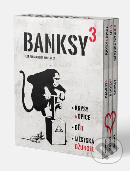 Kniha: Banksy³ (Alessandra Mattanza). Slovart CZ, 2024 Kniha: Banksy³ (Alessandra Mattanza). Slovart CZ, 2024