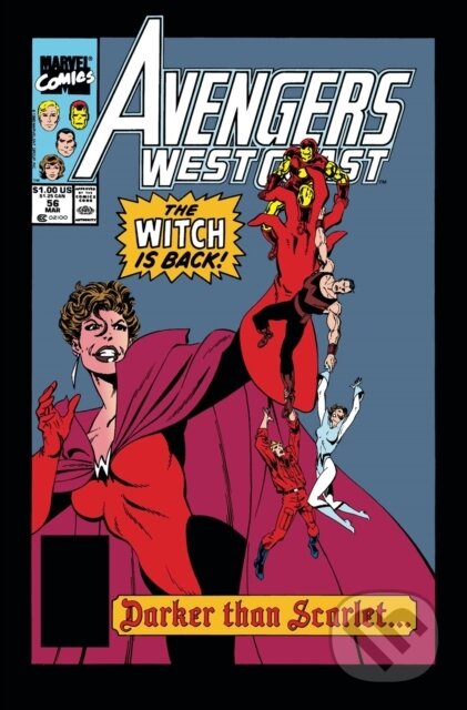 Kniha: Avengers West Coast Epic Collection Darker Than Scarlet (John Byrne). Slovart, 2022 Kniha: Avengers West Coast Epic Collection Darker Than Scarlet (John Byrne). Slovart, 2022