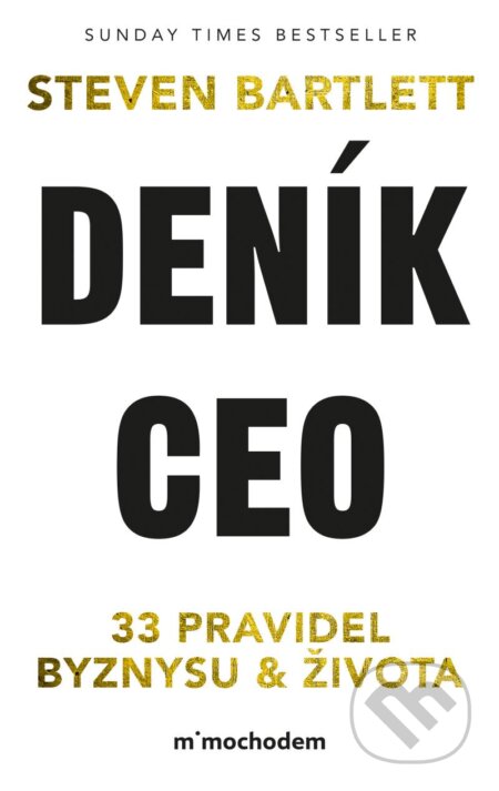 Kniha: Deník CEO (Steven Bartlett). Mimochodem, 2024 Kniha: Deník CEO (Steven Bartlett). Mimochodem, 2024