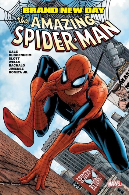 Kniha: The Amazing Spider-Man: Brand New Day Omnibus 1 (Bob Gale, Dan Slott a Marc Guggenheim). Marvel, 2024 Kniha: The Amazing Spider-Man: Brand New Day Omnibus 1 (Bob Gale, Dan Slott a Marc Guggenheim). Marvel, 2024