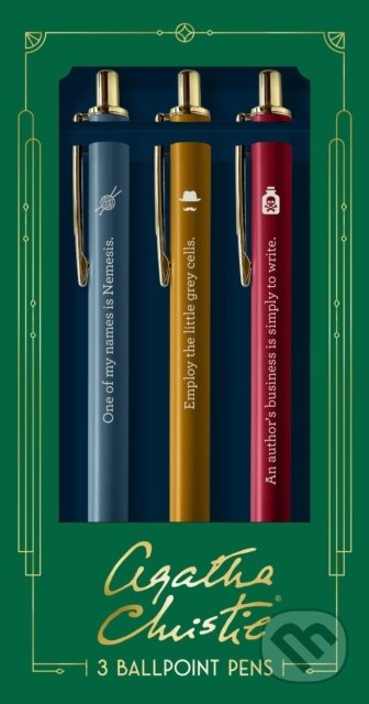 Agatha Christie Pen Set (Chronicle Books). Chronicle Books, 2024 Agatha Christie Pen Set (Chronicle Books). Chronicle Books, 2024
