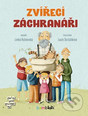 Kniha: Zvířecí záchranáři (Lenka Rožnovská a Lucie Derčalíková). Bambook, 2024 Kniha: Zvířecí záchranáři (Lenka Rožnovská a Lucie Derčalíková). Bambook, 2024