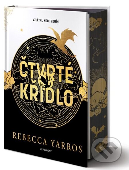 Kniha: Čtvrté křídlo - exkluzivní vydání (Rebecca Yarros). Nakladatelství Fragment, 2024 Kniha: Čtvrté křídlo - exkluzivní vydání (Rebecca Yarros). Nakladatelství Fragment, 2024