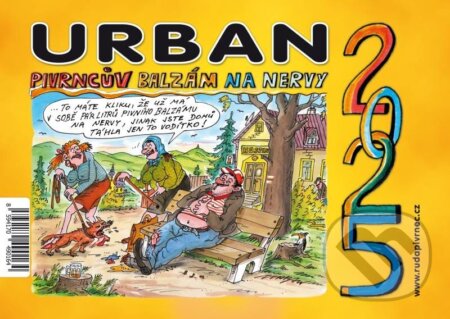 Kalendář Urban 2025 - Pivrncův balzám na nervy (Petr Urban). Pivrncova jedenáctka, 2024 Kalendář Urban 2025 - Pivrncův balzám na nervy (Petr Urban). Pivrncova jedenáctka, 2024