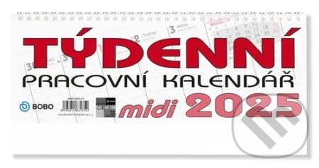 Pracovní kalendář 2025 Midi - stolní kalendář (BOBO BLOK). BOBO BLOK, 2024 Pracovní kalendář 2025 Midi - stolní kalendář (BOBO BLOK). BOBO BLOK, 2024