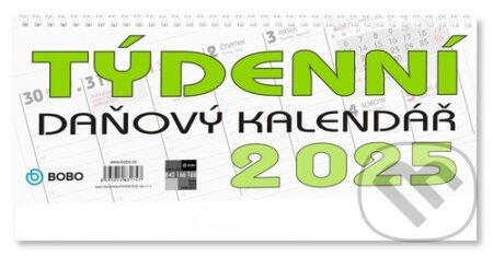 Daňový kalendář 2025 - stolní kalendář (BOBO BLOK). BOBO BLOK, 2024 Daňový kalendář 2025 - stolní kalendář (BOBO BLOK). BOBO BLOK, 2024