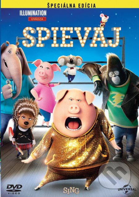 Film: Spievaj (Garth Jennings) (DVD). Magicbox, 2019 Film: Spievaj (Garth Jennings) (DVD). Magicbox, 2019